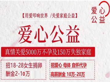 内乡捐卵助孕生子 爱心志愿者招募